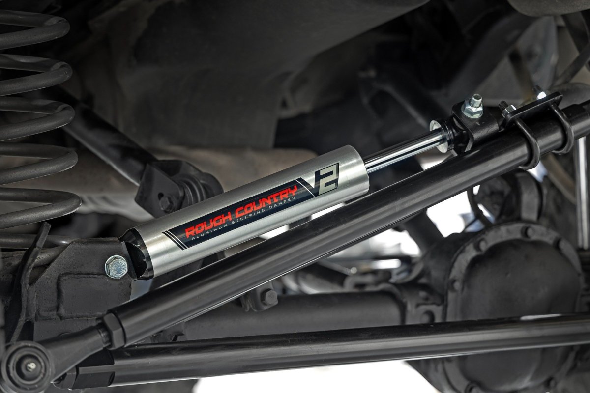 Jeep Grand Cherokee Steering Kit - Rough Country - V2 Stabilizer Combo - '93-'97